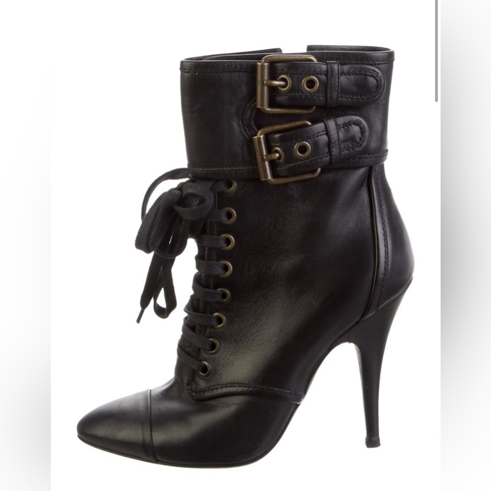 Guiseppe Zanotti X Balmain LaceUp Boots 37 7